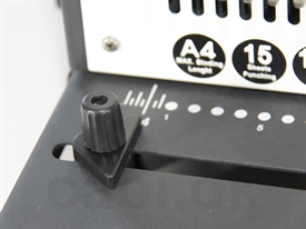 Wire Indbindingsmaskine HD-15 / OBS: stanser kvadatiske huller