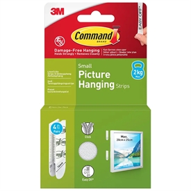 3M Command Små Picture Hanging Strips 7100337181