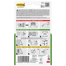 3M Command 17204-WHI-4 Medium Refill Strips Hvid