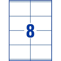 JAC A4 High Gloss Laser Printer-Etiket