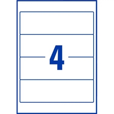 JAC A4 High Gloss Laser Printer-Etiket