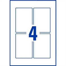 JAC A4 High Gloss Laser Printer-Etiket