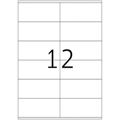 Select A4 Printer-Etiket