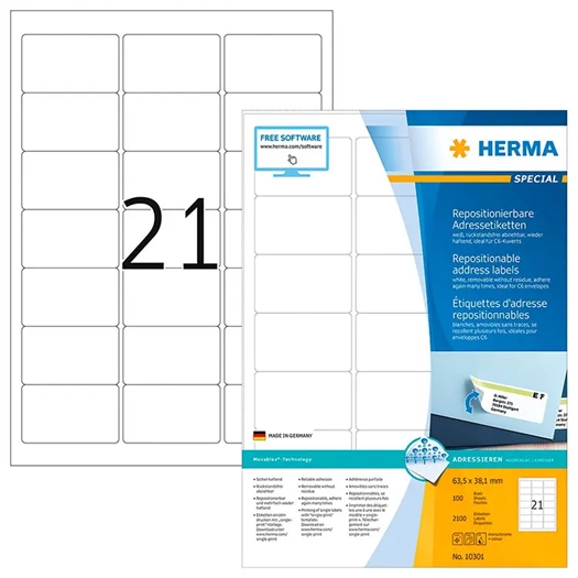 Herma A4 Etiket 10301