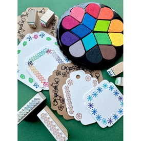 Artline Irodori Pad Stempelsæt Bouquet 15 farver