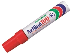 Artline 100 High Performance Marker EK-100/6 RED