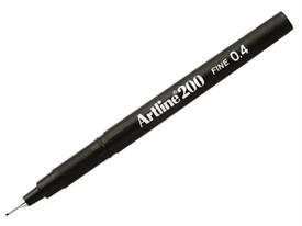 Artline 200 Fineliner Pen EK-200 BLACK