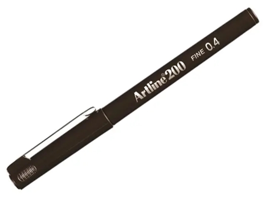 Artline 200 Fineliner Pen EK-200 D.BROWN