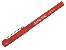 Artline 200 Fineliner Pen EK-200 RED