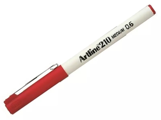 Artline 210 Fineliner Pen EK-210 RED