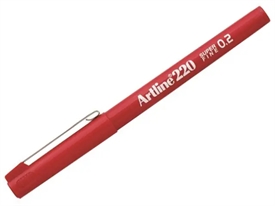 Artline 220 Fineliner Pen EK-220 RED