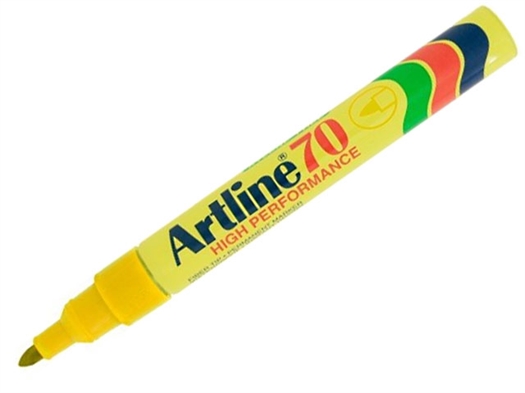 Artline 70 High Performance Marker EK-70 YELLOW