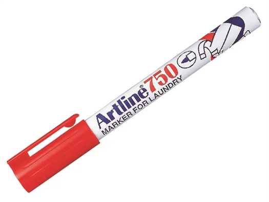 Artline 750 Tekstil Marker EK-750/RED