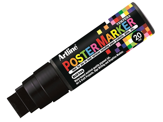 Artline Tempera Poster Marker EPP-20 BLACK