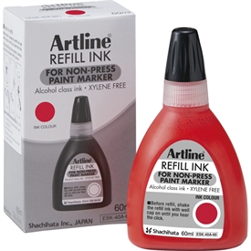 Artline 437A Non-Press Paint Refill ESK-40A-60 RED