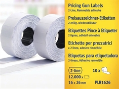 Avery PL2/18 Prisetiketter PLR1626