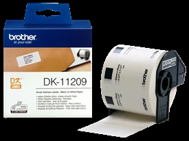 Brother DK-11209 Lille Adresse Papir Label DK11209