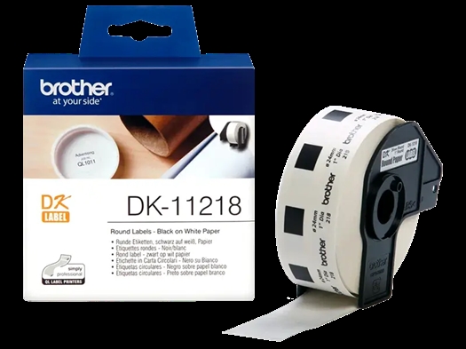 Brother DK-11218 Rund Papir Label DK11218