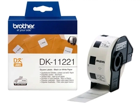 Brother DK-11221 Kvadratisk Papir Label DK11221