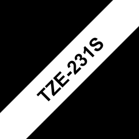 Brother TZe231 Teksttape TZe231S