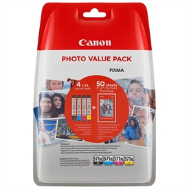 Canon CLI-571XL Photo Value Pack 0332C005
