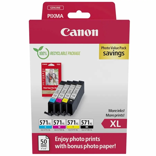 Canon CLI-571XL Photo Value Pack 0332C006