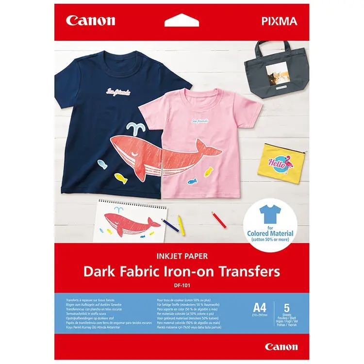 Canon DF101 Dark Fabric Ironon Transfers 4006C002