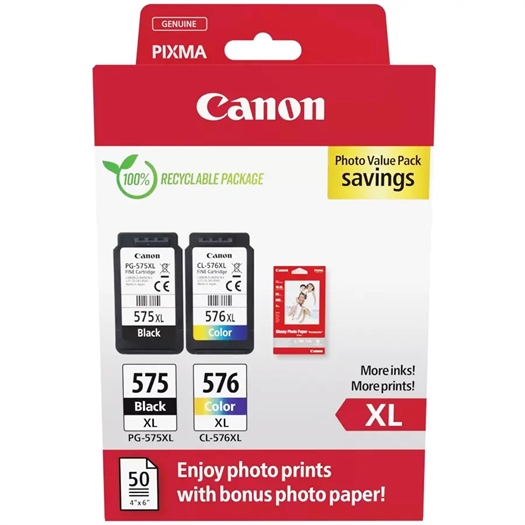 Canon PG-575XL+CL-576XL Photo Value Pack 5437C006