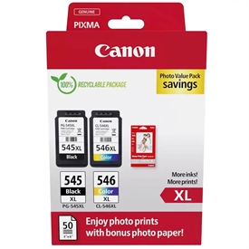 Canon PG-545XL + CL-546XL Photo Value Pack 8286B011