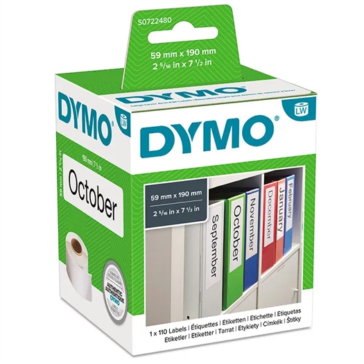 Dymo 99019 LabelWriter Brevordner Etiket S0722480