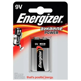 Energizer Power 6LR61 Batteri E300127700