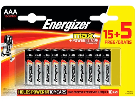 Energizer LR-03 Max Batteri E300852000