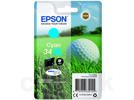 Epson 34XL Golfbold Blækpatron C13T347240
