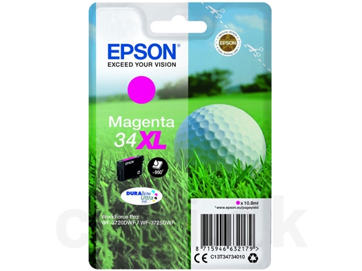 Epson 34XL Golfbold Blækpatron C13T347340
