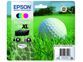 Epson 34XL Golfbold Blækpatron Rabatpakke C13T347640