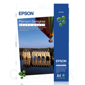 Epson Premium SemiGloss Photo Inkjet Papir C13S041332