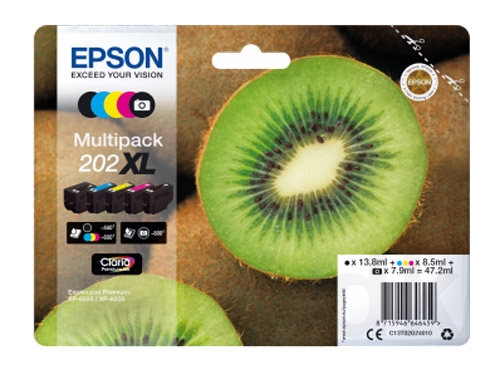 Epson 202XL Kiwi Blæktank C13T02G740