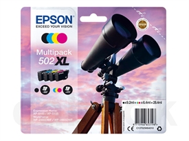 Epson 502XL Kikkert Blækpatron Rabatpakke med C13T02W64010