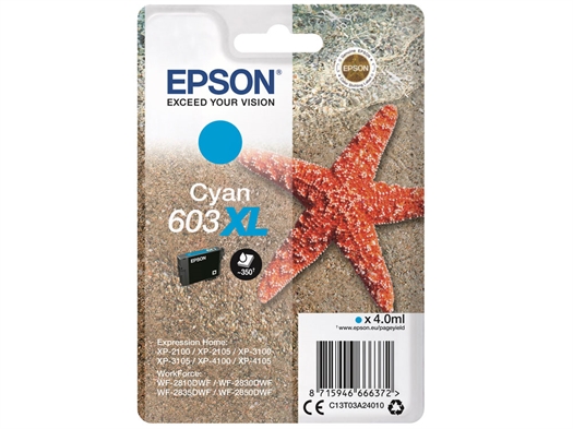 Epson 603XL Søstjerne Blækpatron C13T03A240