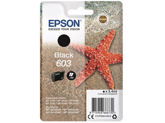 Epson 603 Søstjerne Blækpatron C13T03U140