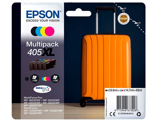 Epson 405XL Kuffert Blækpatron Rabatpakke med C13T05H64010