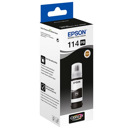 Epson 114 EcoTank Blækflaske C13T07B140