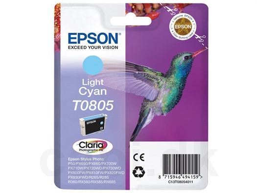 Epson T0805 Kolibri Blækpatron C13T080540