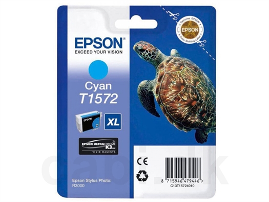 Epson T1572XL Skildpadde Blækpatron C13T157240