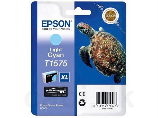 Epson T1575XL Skildpadde Blækpatron C13T157540