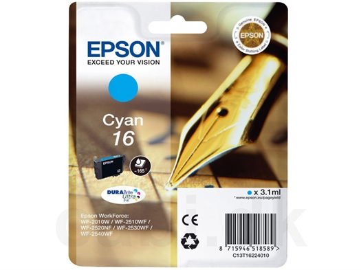 Epson 16 Fyldepen Blækpatron C13T162240