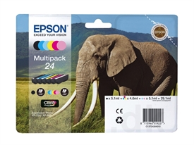 Epson 24 Elefant Blækpatron C13T242840