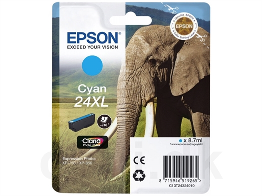 Epson 24XL Elefant Blækpatron C13T243240