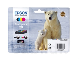 Epson 26 Isbjørn Blækpatron C13T261640