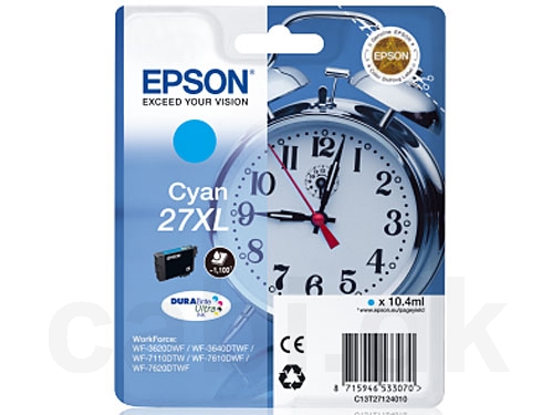 Epson 27XL Vækkeur Blækpatron C13T271240